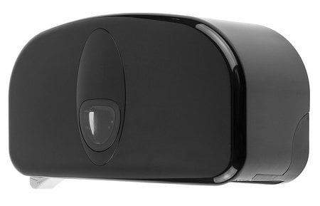 2 roll holder plastic black