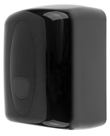 Poetsroldispenser midi kunststof zwart