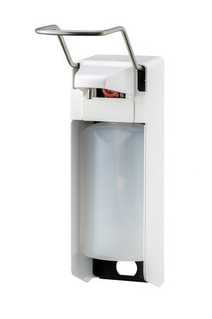 Seifen- und Desinfektionsmittelspender 500 ml LB weiß