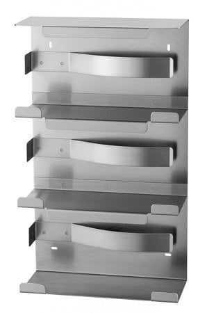 Glove dispenser trio stainless steel