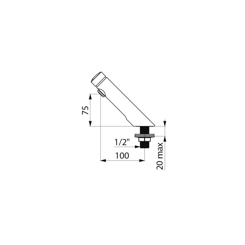 Temposoft 2 self-closing tap