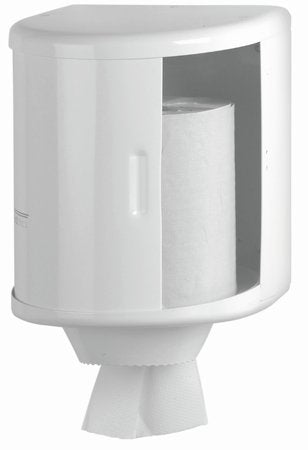 White paper towel holder