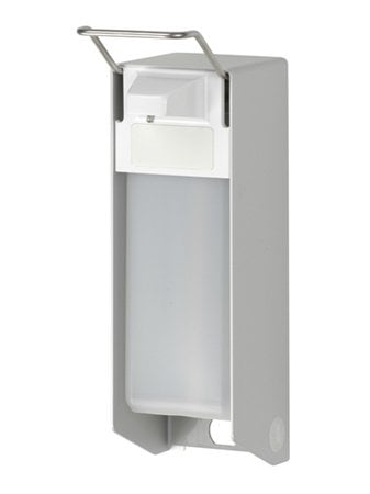 Soap & disinfectant dispenser 500 ml KB aluminium - ingo-man version