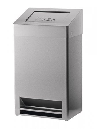 Waste bin closed + foot control 40 liters