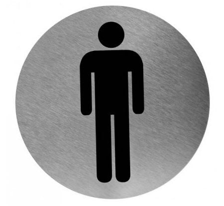 Pictogram man RVS