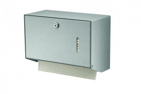 Handdoekdispenser aluminium klein