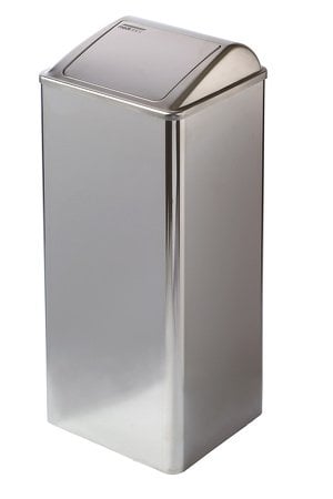 Afvalbak gesloten 80 liter hoogglans