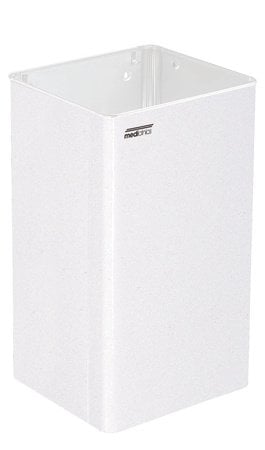 Afvalbak open 65 liter wit