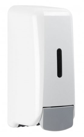 Foamzeepdispenser kunststof wit