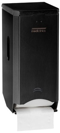 2 Rollenhalter schwarz