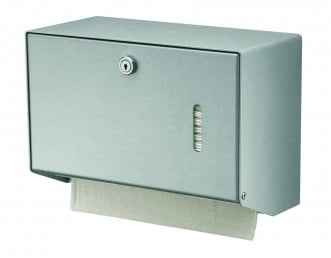 Handdoekdispenser aluminium klein