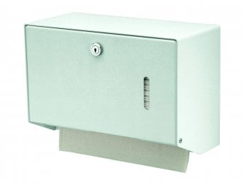 Handdoekdispenser wit klein