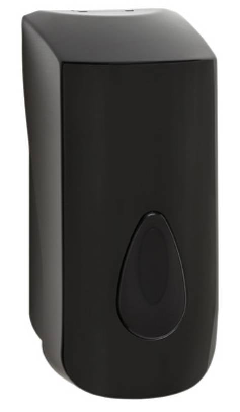 Seifenspender 900 ml Kunststoff nachfüllbar schwarz