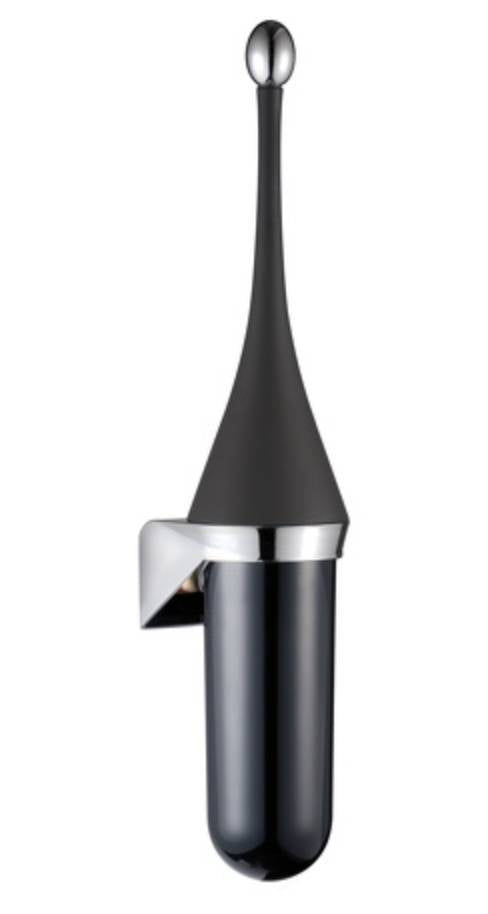Toilet brush holder black
