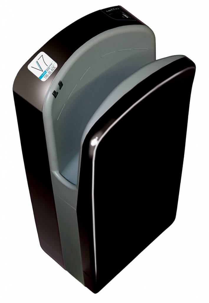 Tri-Blade Black Hand Dryer
