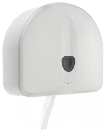 Jumboroldispenser maxi kunststof wit