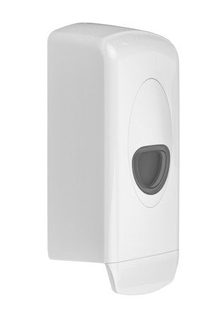 Zeepdispenser 1000 ml kunststof navulbaar wit