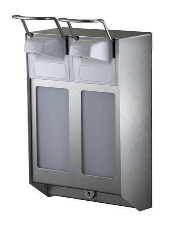 DUO Zeep- & desinfectiemiddeldispenser 1000 ml KB RVS