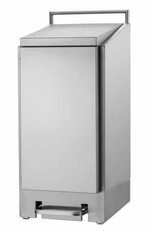 Stainless steel waste bag holder 120 litres