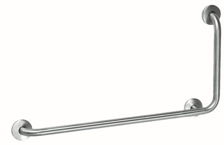 Grab bar stainless steel with 90? angle to the right