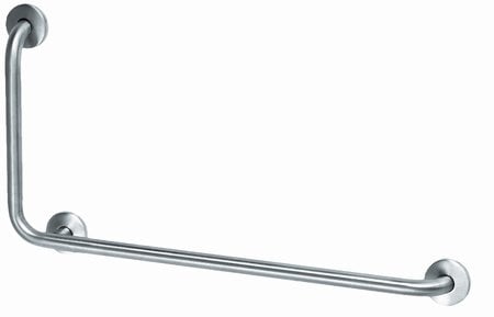 Grab bar stainless steel with 90? angle to the left