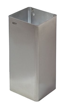 Afvalbak open 80 liter RVS