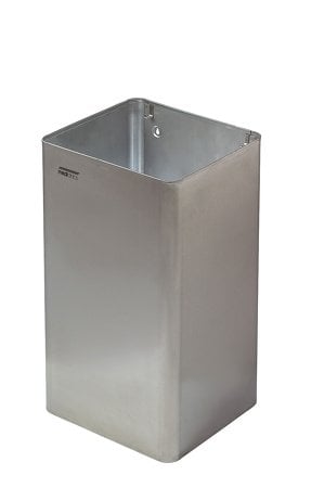 Afvalbak open 65 liter RVS