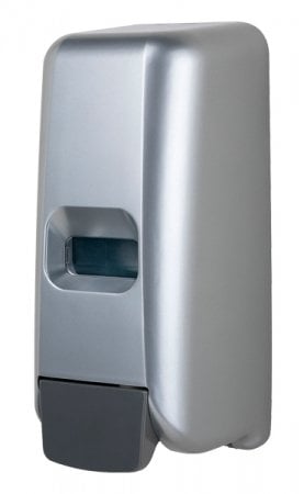 Foamzeepdispenser kunststof RVS look