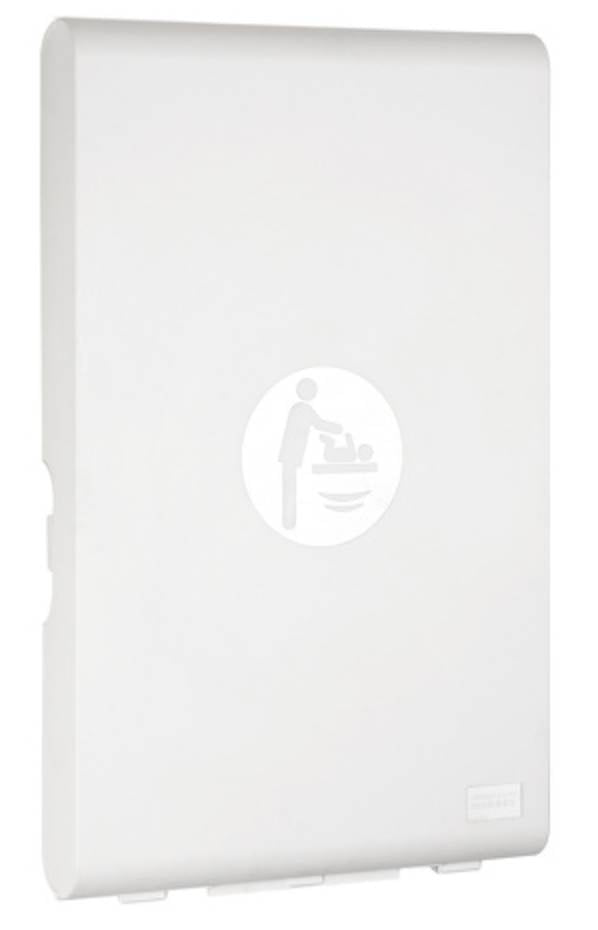 Baby changing table vertical white 