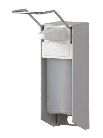 Zeep- & desinfectiemiddeldispenser 1000 ml LB aluminium - ingo-man versie